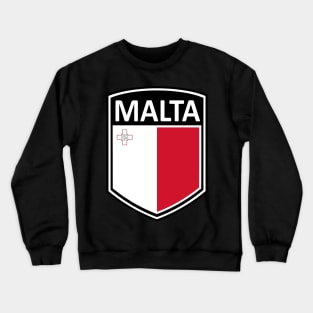 Flag Shield - Malta Crewneck Sweatshirt